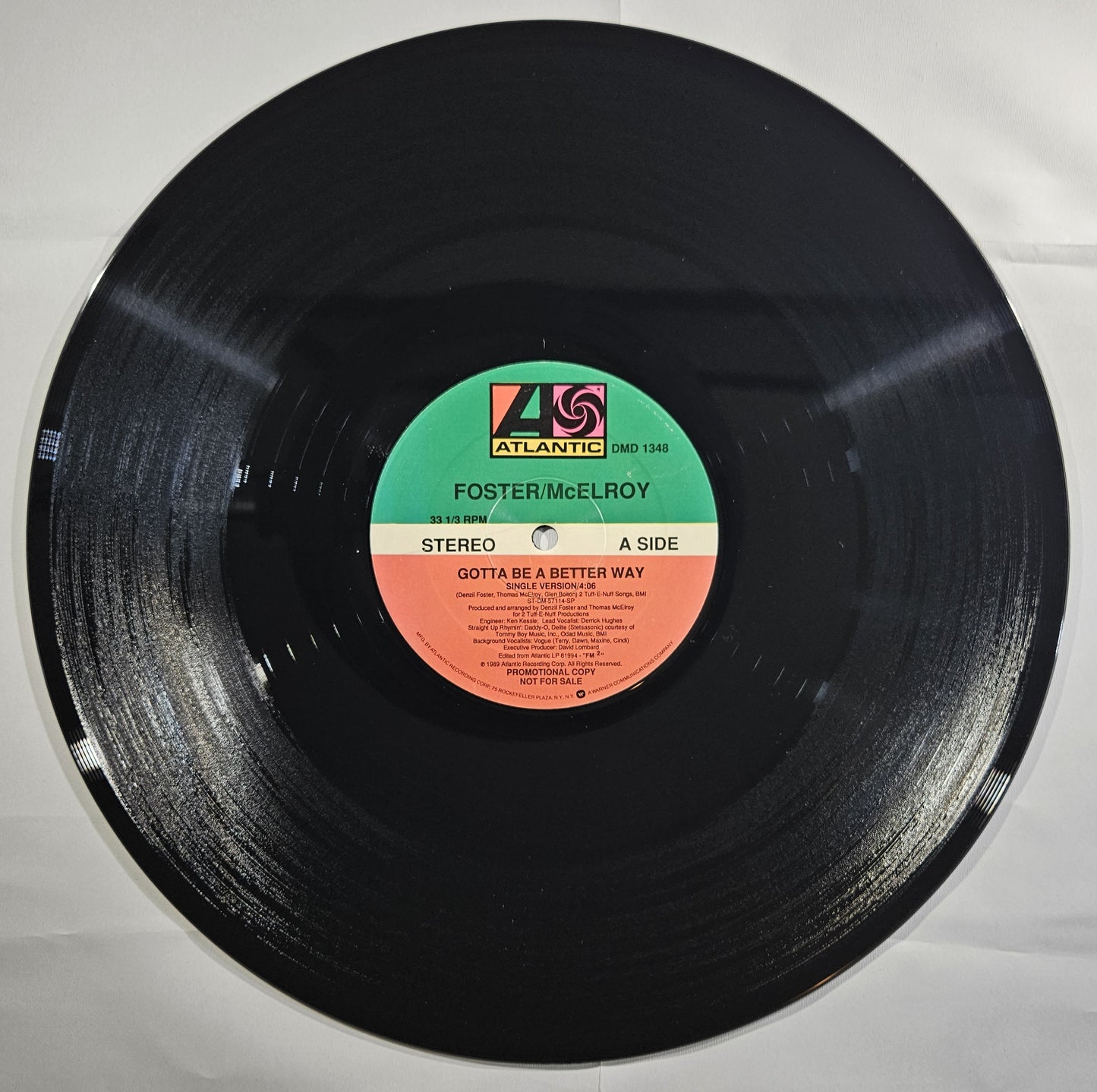 Foster McElroy - Gotta Be a Better Way [1989 Promo] [Used Vinyl 12" Single]