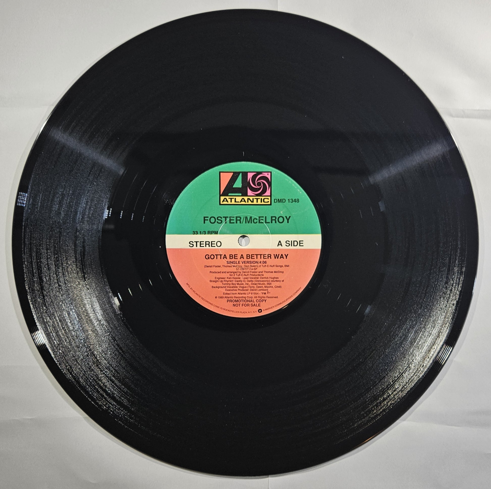 Foster McElroy - Gotta Be a Better Way [1989 Promo] [Used Vinyl 12" Single]