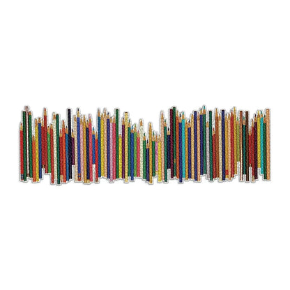 Frank Lloyd Wright Colored Pencils 1000 Piece Panoramic Jigsaw Puzzle Galison