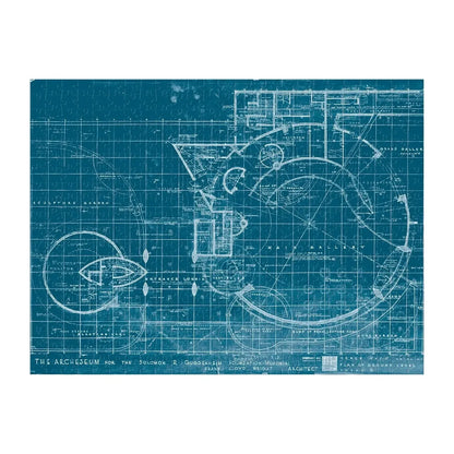 Frank Lloyd Wright Guggenheim Double-Sided 500 Piece Jigsaw Puzzle Galison