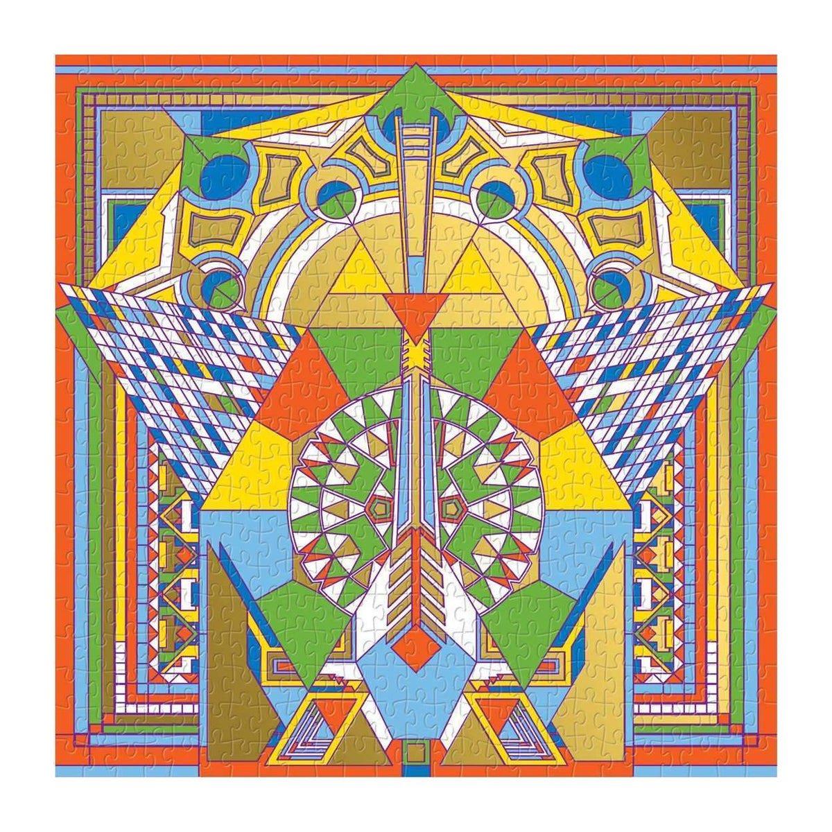Frank Lloyd Wright Imperial Hotel Peacock Rug 500 Piece Jigsaw Puzzle Galison