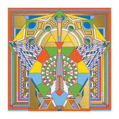 Frank Lloyd Wright Imperial Hotel Peacock Rug 500 Piece Jigsaw Puzzle Galison