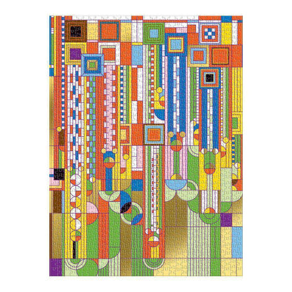 Frank Lloyd Wright Saguaro Forms & Cactus Flowers 1000 Piece Jigsaw Puzzle Galison