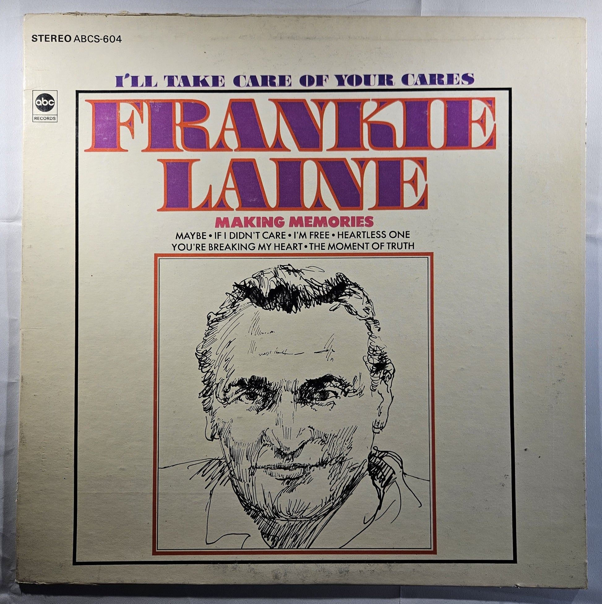 Frankie Laine - I'll Take Care of Your Cares [1967 Used Vinyl Record LP]