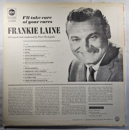Frankie Laine - I'll Take Care of Your Cares [1967 Used Vinyl Record LP]