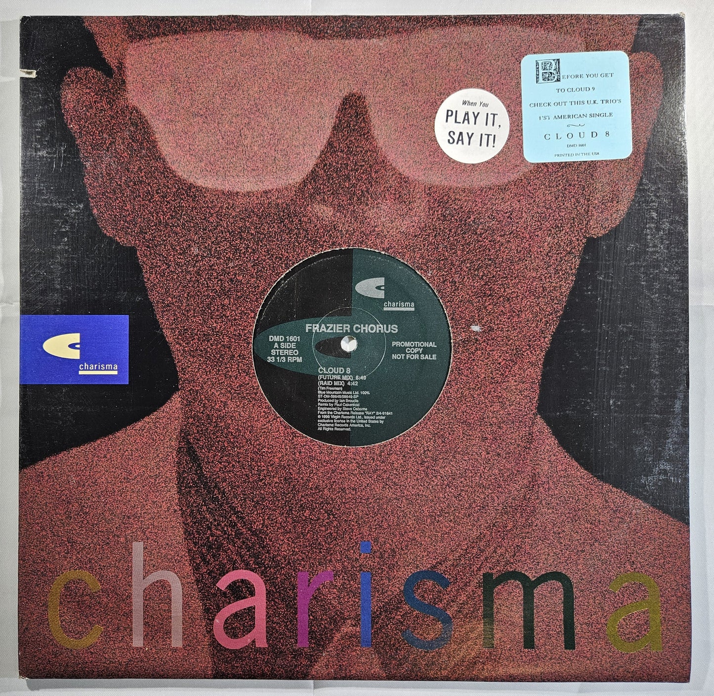 Frazier Chorus - Cloud 8 [1990 Promo] [Used Vinyl Record 12" Single]