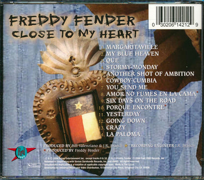 Freddy Fender - Close to My Heart [2004 New CD]