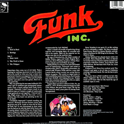 Funk Inc. - Funk Inc. [1992 Reissue] [New Vinyl Record LP]