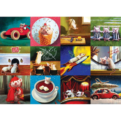 Funny Mice 1000 Piece Jigsaw Puzzle Eurographics