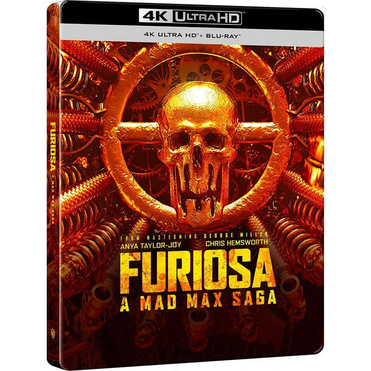 Furiosa: A Mad Max Saga - Limited Edition Steelbook - Goldskull (4K Ultra HD + Blu-ray)