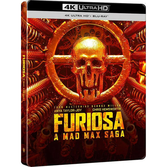 Furiosa: A Mad Max Saga - Limited Edition Steelbook - Goldskull (4K Ultra HD + Blu-ray)