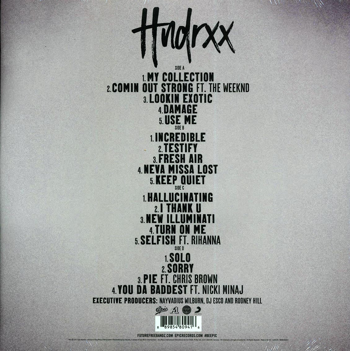 Future - HNDRXX [2018 Reissue] [New Double Vinyl Record LP]