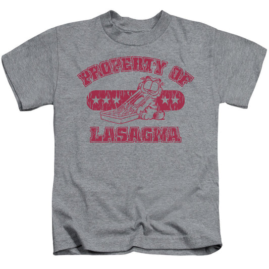 Garfield Property of Lasagna Juvenile Kids Youth T Shirt Athletic Heather