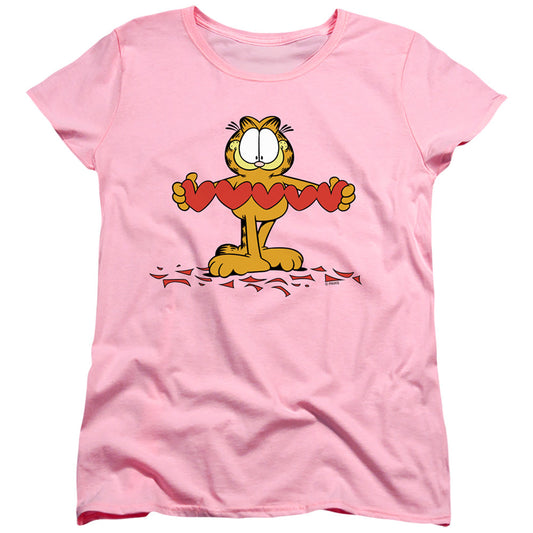 Garfield Sweetheart Womens T Shirt Pink