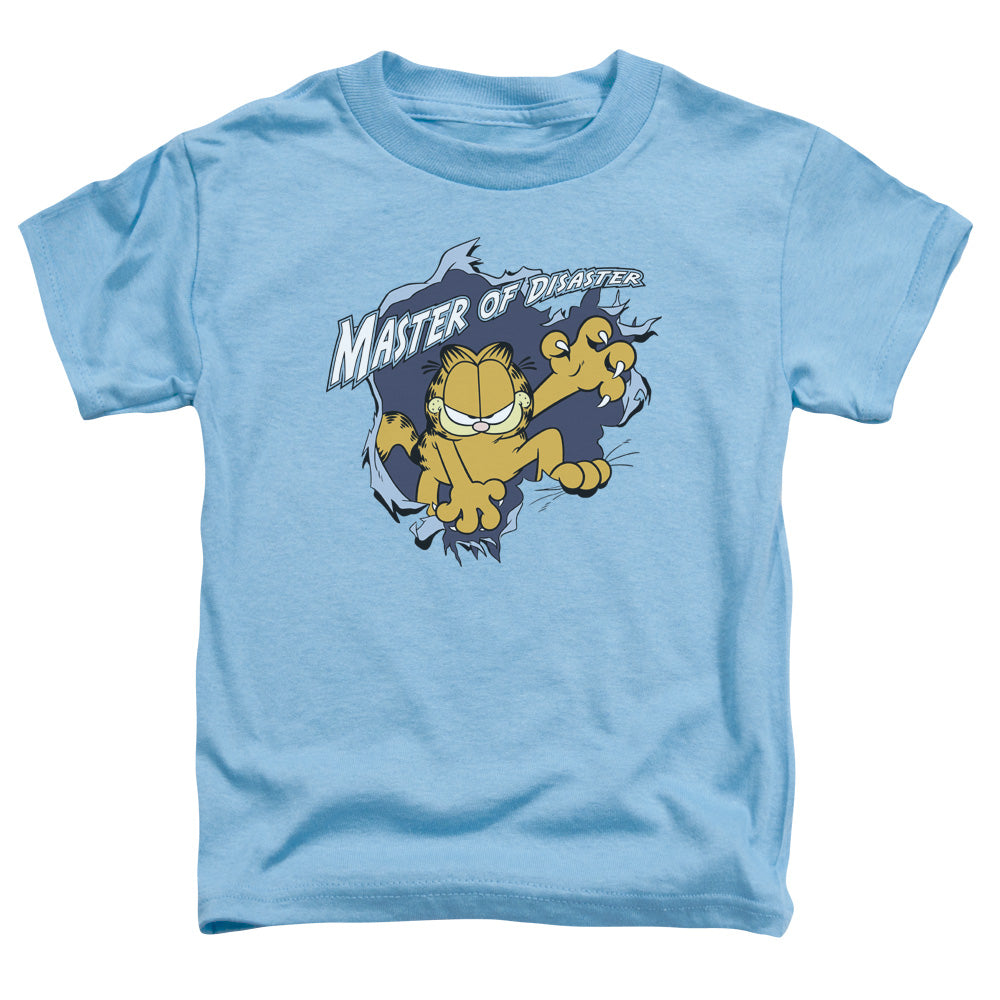 Garfield Master of Disaster Toddler Kids Youth T Shirt Carolina Blue