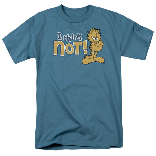 Garfield I Think Not Mens T Shirt Slate Officially Licensed