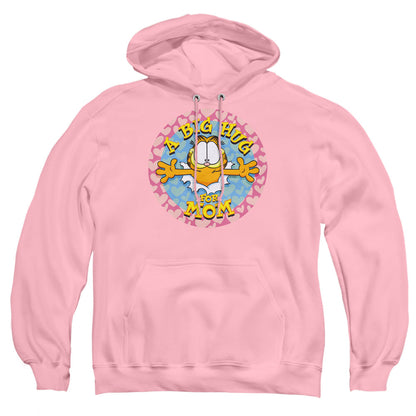 Garfield A Big Hug For Mom Mens Hoodie Pink