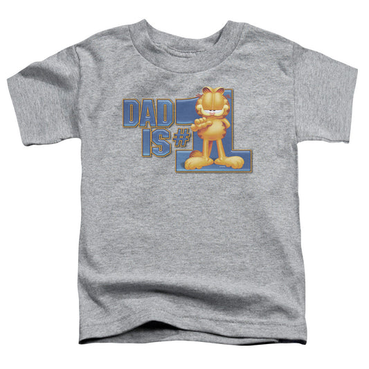 Garfield Dad is Number One Toddler Kids Youth T Shirt Athletic Heather