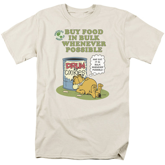 Garfield Buy In Bulk Mens T Shirt Cream Officially Licensed