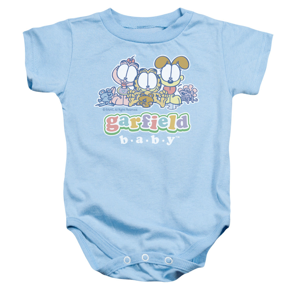 Garfield Baby Gang Infant Baby Snapsuit Light Blue (6 Mos)