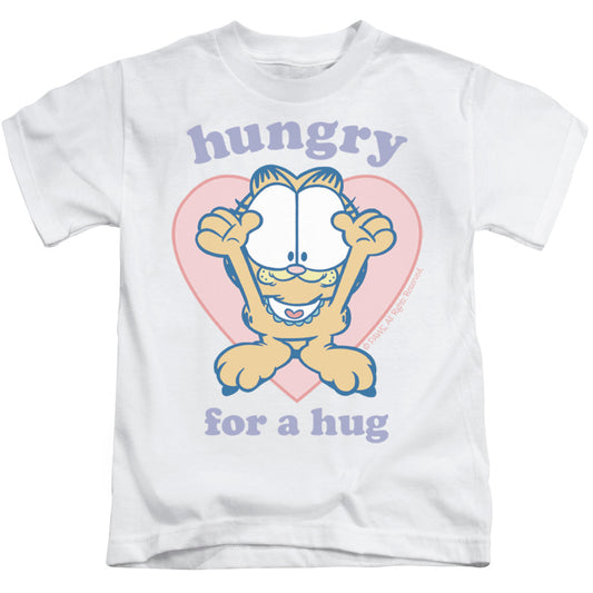 Garfield Hungry for a Hug Juvenile Kids Youth T Shirt White