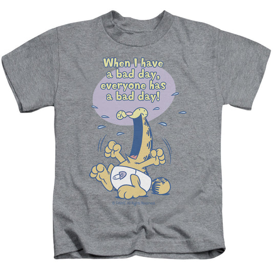Garfield Bad Day Juvenile Kids Youth T Shirt Athletic Heather