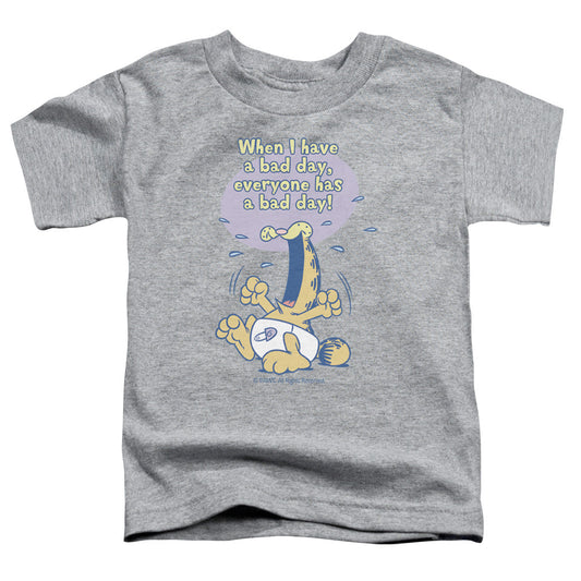 Garfield Bad Day Toddler Kids Youth T Shirt Athletic Heather