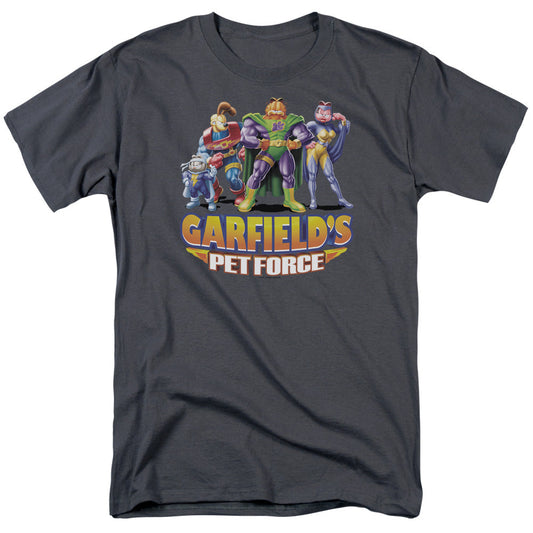 Garfield Beyond Mens T Shirt Charcoal Officially Licensed