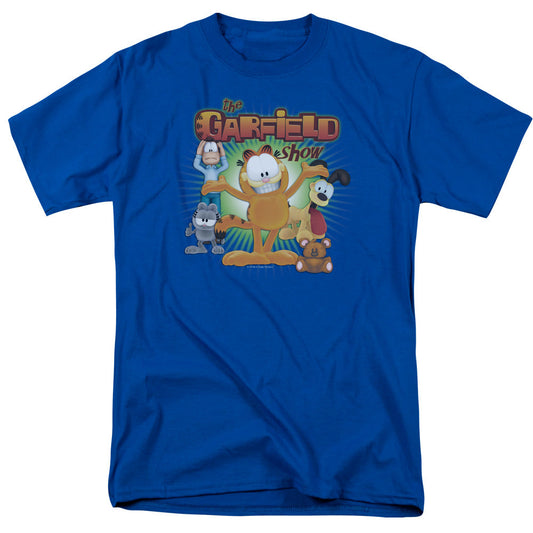 Garfield the Garfield Show Mens T Shirt Royal Blue Officially Licensed