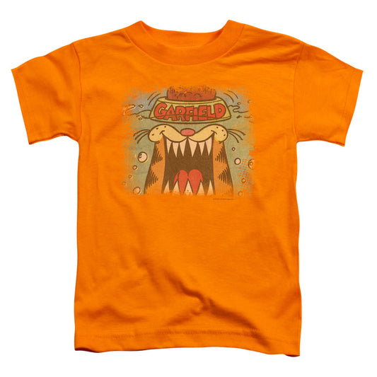 Garfield From the Depths Toddler Kids Youth T Shirt Orange