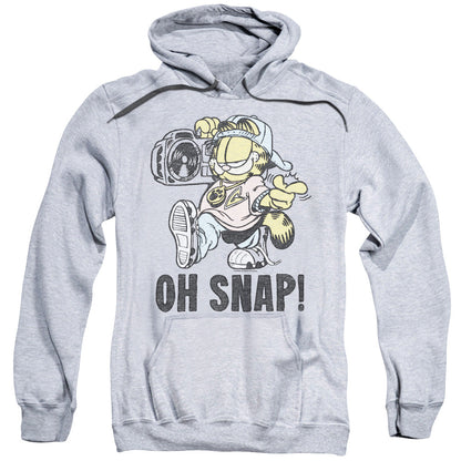 Garfield Oh Snap Mens Hoodie Athletic Heather