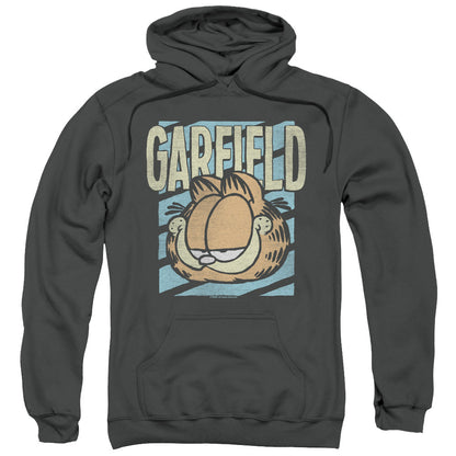 Garfield Rad Garfield Mens Hoodie Charcoal