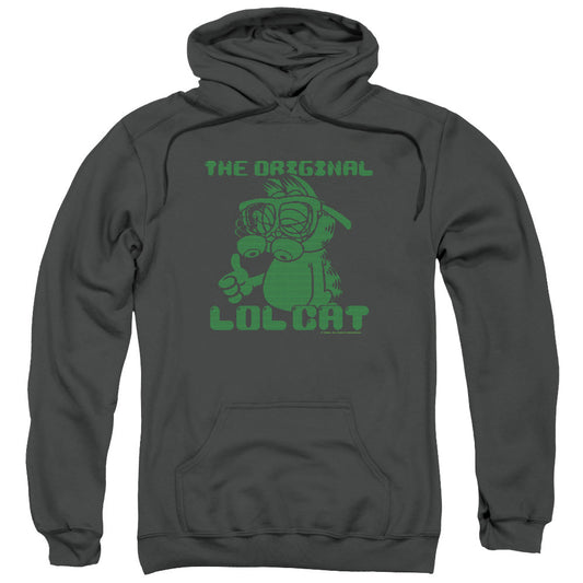 Garfield Og Lol Mens Hoodie Charcoal