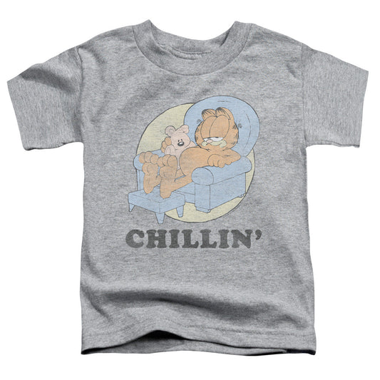 Garfield Chillin Toddler Kids Youth T Shirt Athletic Heather