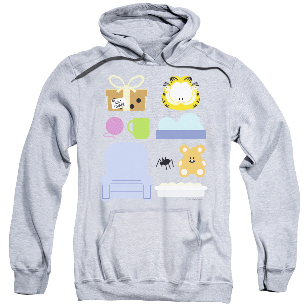 Garfield Gift Set Mens Hoodie Athletic Heather