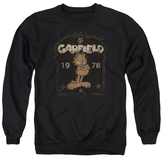 Garfield Est 1978 Mens Crewneck Sweatshirt Black