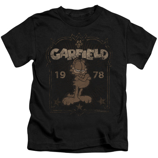 Garfield Est 1978 Juvenile Kids Youth T Shirt Black