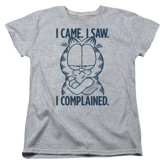 Garfield I Complained Womens T Shirt Athletic Heather