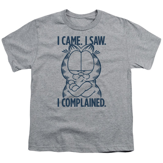 Garfield I Complained Kids Youth T Shirt Athletic Heather