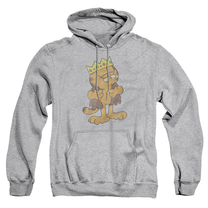 Garfield King Garfield Mens Hoodie Athletic Heather Officially Licensed