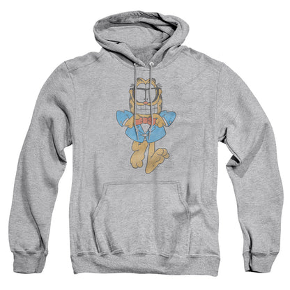 Garfield Dapper Cat Mens Hoodie Athletic Heather Officially Licensed