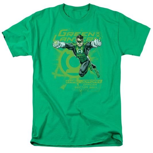 Green Lantern Sector 2814 Mens T Shirt Kelly Green Officially Licensed