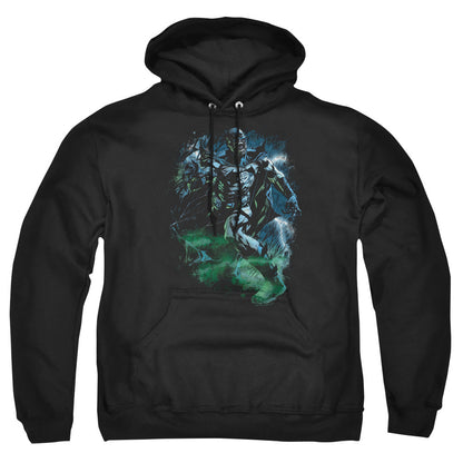 Green Lantern Black Lantern Batman Mens Hoodie Black Officially Licensed