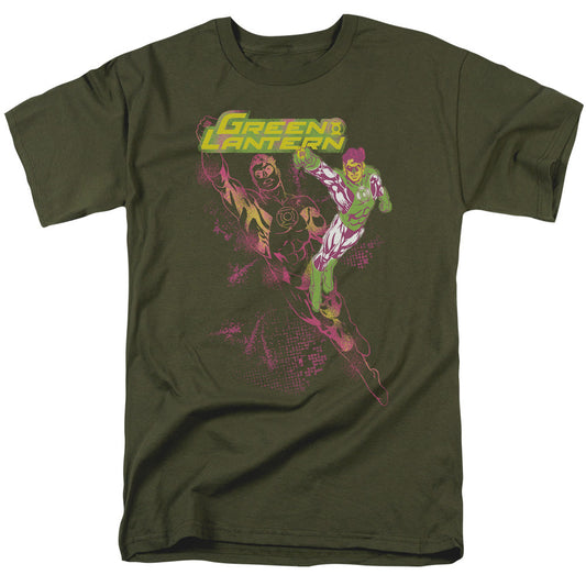 Gl Lantern Spray Mens T Shirt Military Green Officially Licensed
