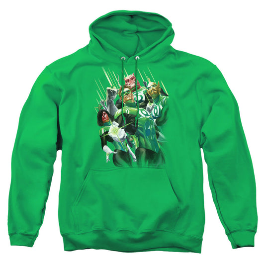 Gl Power Of The Rings Mens Hoodie Kelly Green Officially Licensed
