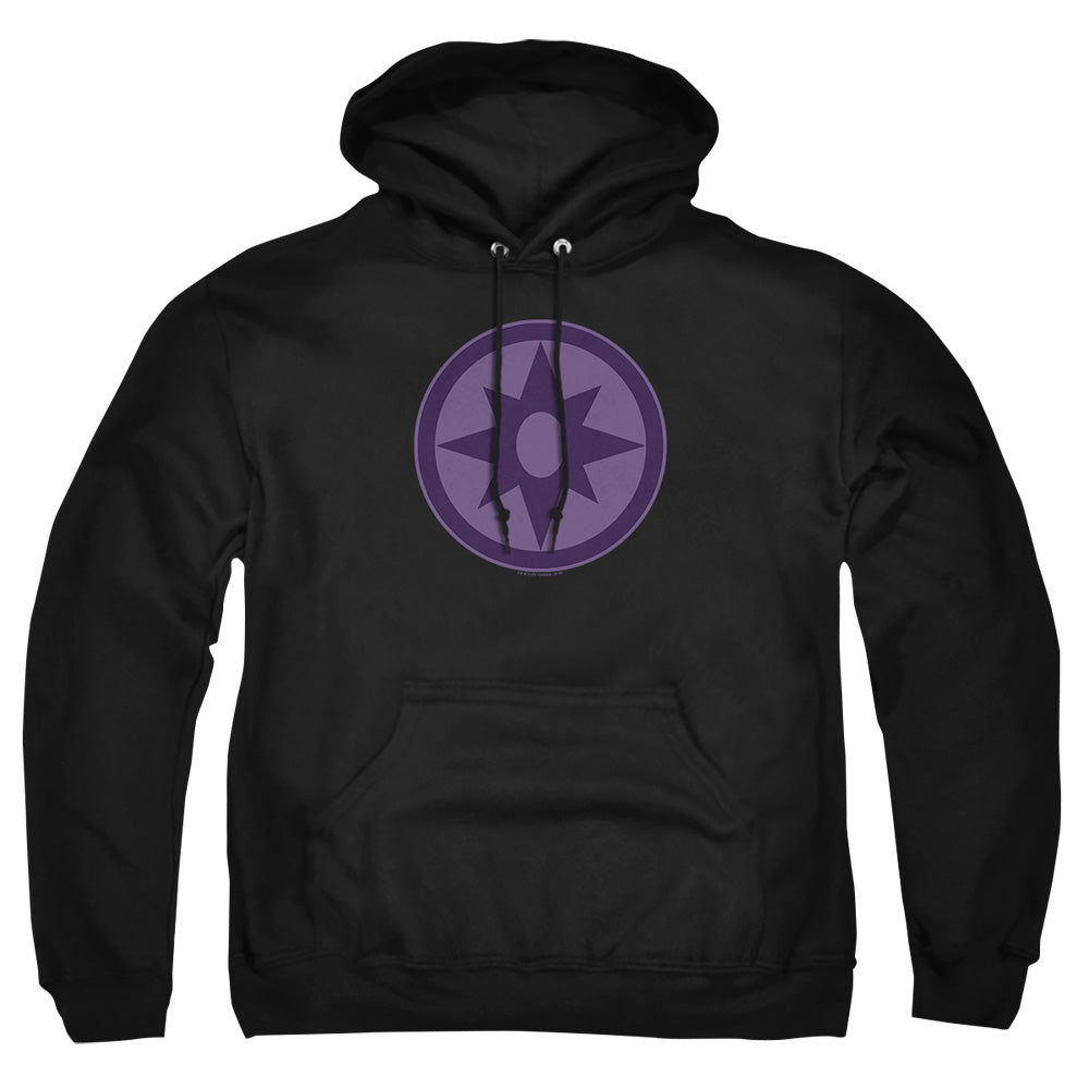 Green Lantern Sapphire Symbol Mens Hoodie Black Officially Licensed