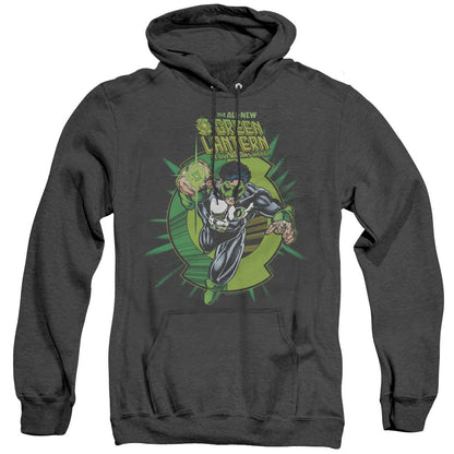 Green Lantern Rayner Cover Mens Heather Hoodie Black Officially Licensed