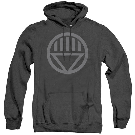 Green Lantern Grey Emblem Heather Mens Hoodie Black Officially Licensed