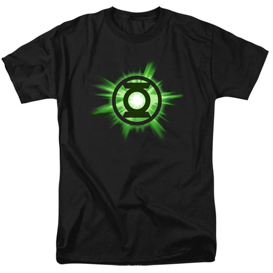 Green Lantern Green Glow Mens T Shirt Black Officially Licensed