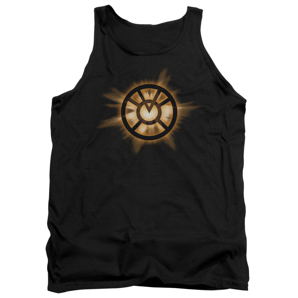 Green Lantern Orange Glow Mens Tank Top Shirt Black Officially Licensed